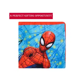 Kuber Industries Kids Pack Of 12 Spiderman Printed Pure Cotton Handkerchieves image 2