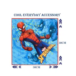 Kuber Industries Kids Pack Of 12 Spiderman Printed Pure Cotton Handkerchieves image 3