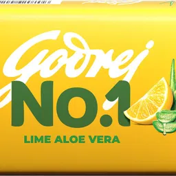 godrej no.1 Lime & Aloe Vera Bath Soap image 5