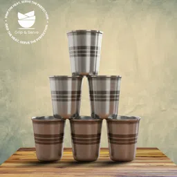 grip and serve (Pack of 6) 6Juicy/1020 Glass Set Water/Juice Glass-picture-38