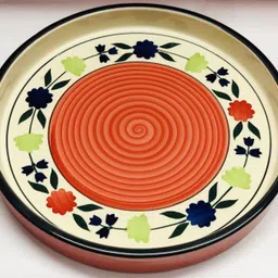 hindustani saudagar Pack of 6 Ceramic Kettle Size: 4 x 5.5 Inch, Tray Size: 11 x 1.5 Inch and Cup Size: 2.8 x 2.5 Inch Capacity: Kettle Capacity 575 ML and Cup Capacity 120 ML image 3