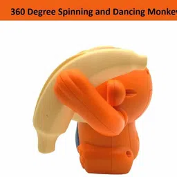 swashaa dancing animal monkey toy musical toy with light and sound TOY image 3