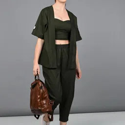 Tuna London Sleeveless Top & Trouser with Jacket Co-Ord Set-picture-35