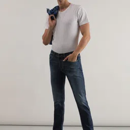 Lee Men Slim Fit Light Fade Stretchable Cotton Jeans image 3