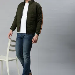 VOXATI Stand Collar Padded Jacket with Detachable Hood image 3