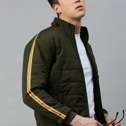 VOXATI Stand Collar Padded Jacket with Detachable Hood image 5