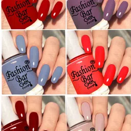 fashion bar Power Lasting provide a glossy, smooth, and salon-like finish Set A6018 Multicolor-picture-23