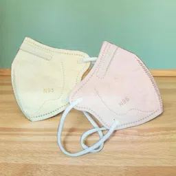 c-cure N95 Mask For Kids, For 3 to 12 Yrs Children (Pack of 05) CN95KFM-05 Washable, Reusable image 2