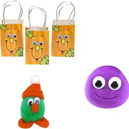 asian hobby crafts Googly Moving Eyes, Black/White (200 Pieces, 15mm) image 3