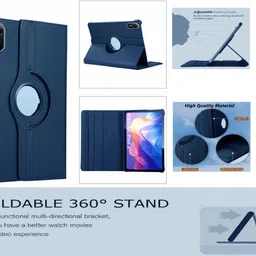 bigil Flip Cover for Redmi Pad 2 11 inch Tablet, 360 Rotatable Flip Case Cover image 3