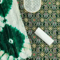 SHADOW & SAINING Ethnic Motifs Printed Unstitched Dress Material image 4