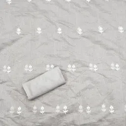 SHADOW & SAINING Embroidered Unstitched Dress Material image 5