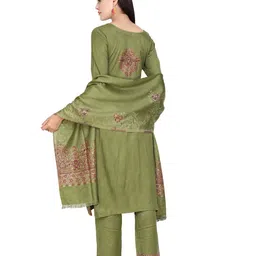 KIDAR Ethnic Motifs Printed Unstitched Dress Material image 5