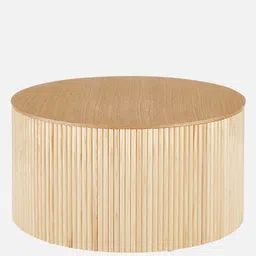 bhati impex Priyal Coffee Table in Natural Finish With Storage image 3