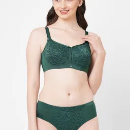 Soie Women Full Coverage Non-Padded Non-Wired Lace Lingerie Set-picture-30