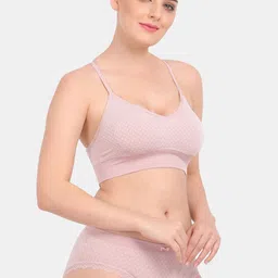 Amour Secret Pack Of 3 Printed Sports Lightly Padded Bra & Panty image 2