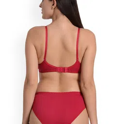 mod & shy Non Padded Bra With Mid-Rise Briefs image 2