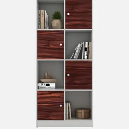 a globia creations Trendy Bookshelf in Frosty White Finish image 4