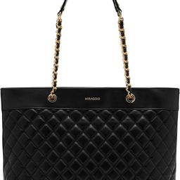 miraggio Women Black Tote-picture-41