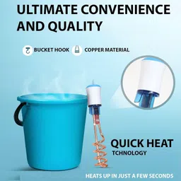 eynk Submersible NIH-01, 54 inch Wire Length Waterproof & 1500 W Shock Proof Immersion Heater Rod image 2