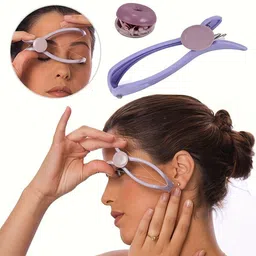 Eyebrow Face and Body Hair Threading and Removal System, slique hair remover Eyebrow Thread-image-3