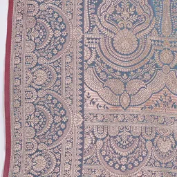 House of Pataudi Woven Design Zari Saree With Blouse Piece image 2