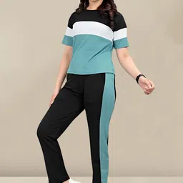 dtr fashion Colorblock Women Track Suit image 2