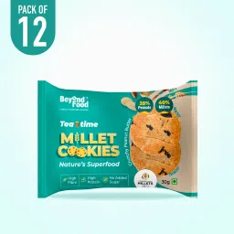 Beyond Food Millet Cookies - Crunchy Peanut Butter (Pack of 12)-image-99