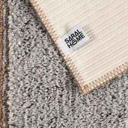 saral home Beige Polyester Runner image 4
