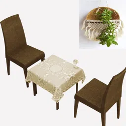 easttardomm Cotton 2 Seater Floral Table Cover-picture-27