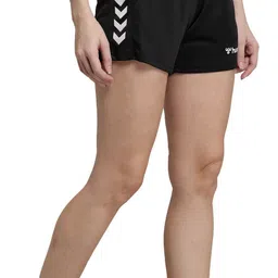 hummel Solid Women Black Sports Shorts image 4
