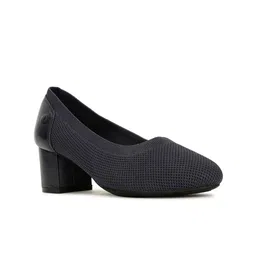 bata comfit Bata Women Round Toe Slip-On Block Pumps-picture-10
