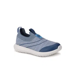 Bubblegummers Boys Blue Woven Design Slip-On Sneakers-picture-22