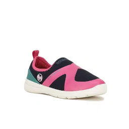 Bubblegummers Girls Pink Woven Design Slip-On Sneakers-picture-18