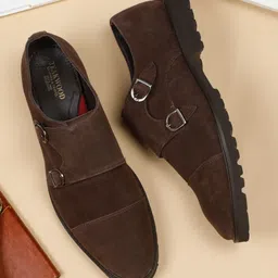 Teakwood Leathers Men Suede Slip-On Sneakers-picture-25