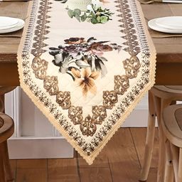 Dakshya Industries Cream Floral Printed Runners-picture-17