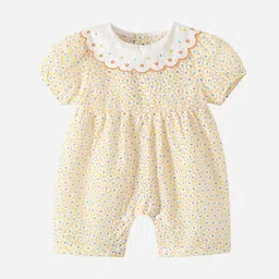StyleCast Infant Girls Yellow Printed Romper-picture-11