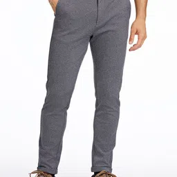 LINDBERGH Men Grey Slim Fit Trousers-picture-20