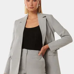 Forever New Tailored Fit Notched Lapel Long Sleeves Single Breasted Formal Blazer-picture-12