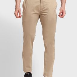 ColorPlus Men Mid Rise Regular Fit Trousers-picture-4