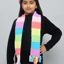 FUNKRAFTS Girls Woolen Winter Muffler-picture-30