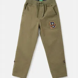 United Colors of Benetton Boys Solid Regular Fit Trousers-image-40