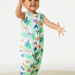 Marks & Spencer Infant Boys Printed Pure Cotton Rompers-picture-21