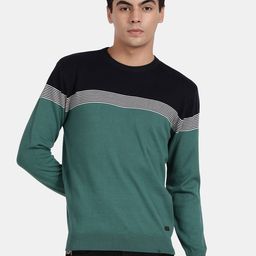 t-base Colourblocked Pullover Cotton Sweatshirt-picture-13