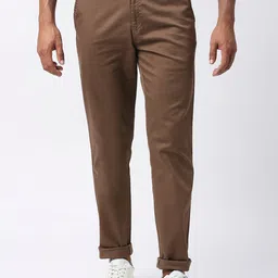 Thomas Scott Men Mid-Rise Classic Slim Fit Trousers-image-37