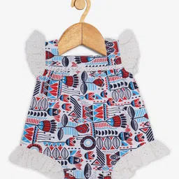 Creative Infant Girls Cotton Printed Romper-image-49