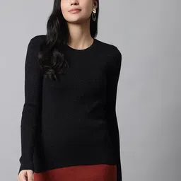 NoBarr Ribbed Knitted Wool Pullover-picture-40