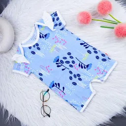 Nino Bambino Infant Girls Printed Organic Cotton Romper-image-48