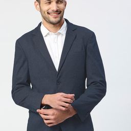 Basics Comfort Fit Single Breasted Casual Blazer-picture-33
