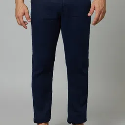 Celio Men Mid-Rise Slim Fit Linen Trousers-picture-17